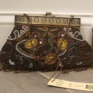 Kate Landry NWT beaded purse